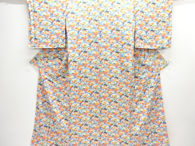 JAPANESE KIMONO / TSUKESAGE KOMON / SEIGAIHA